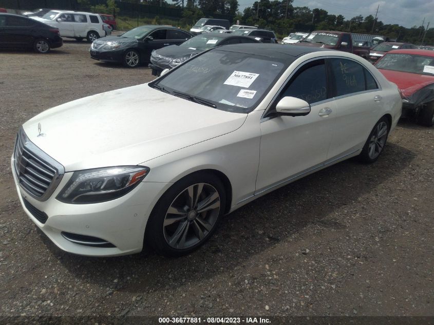 2016 MERCEDES-BENZ S-CLASS S 550 - WDDUG8FBXGA230854
