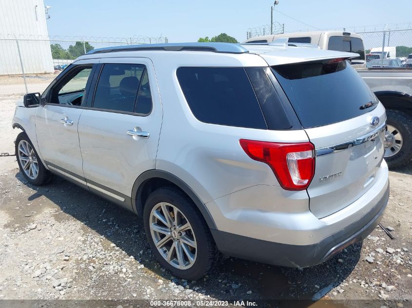 2016 FORD EXPLORER LIMITED - 1FM5K7F89GGA79672