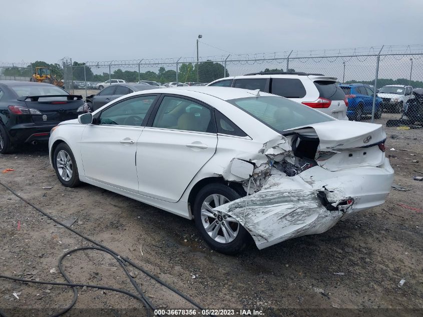 2013 HYUNDAI SONATA GLS PZEV - 5NPEB4AC8DH764722