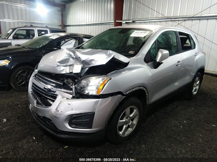 2016 CHEVROLET TRAX LS - 3GNCJNSB6GL264138