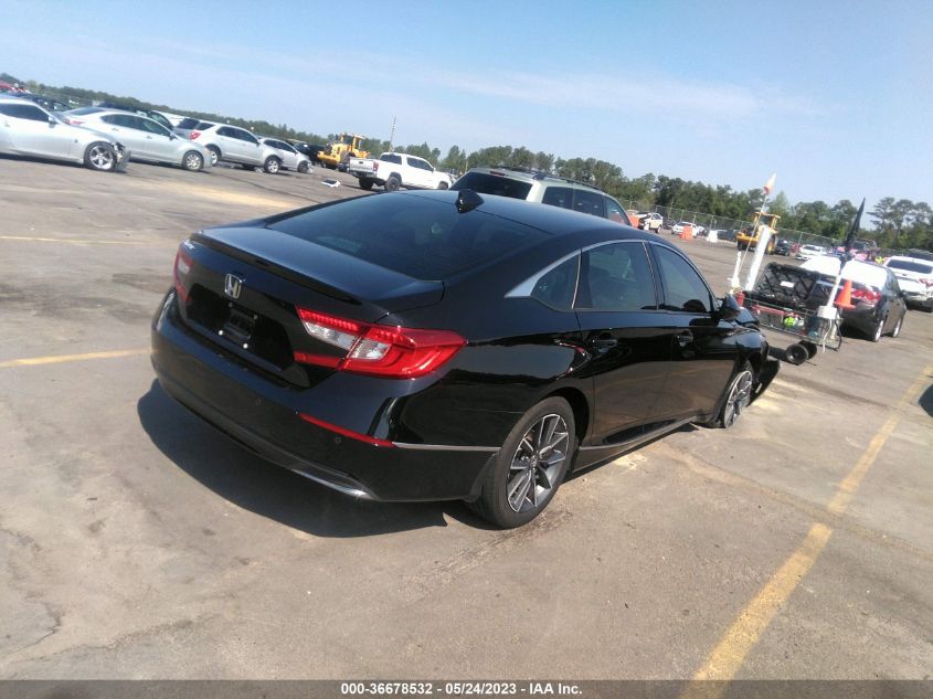 2021 HONDA ACCORD SEDAN EX-L - 1HGCV1F54MA039814