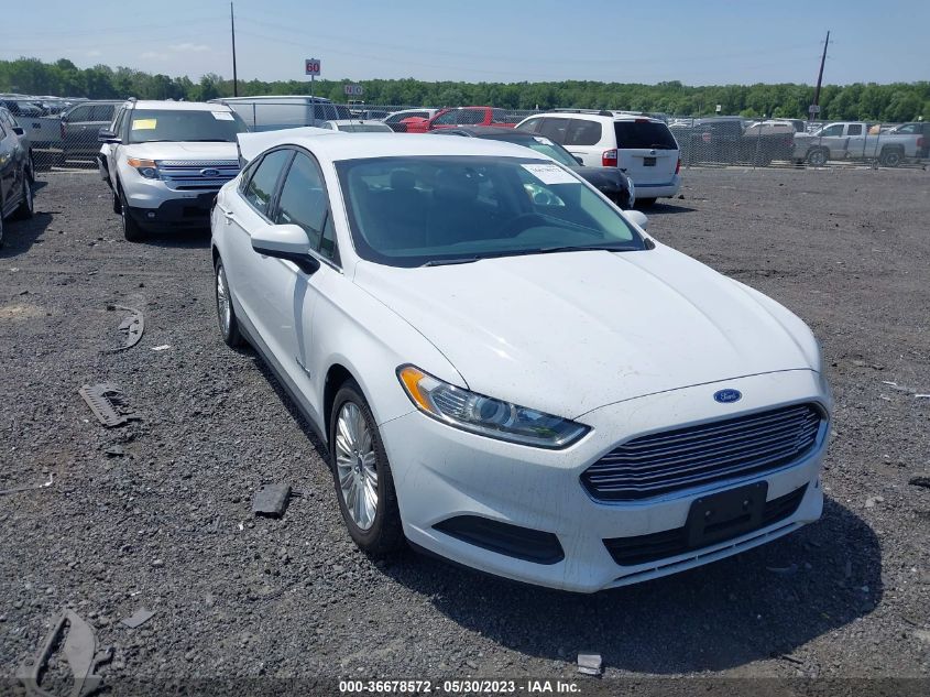 2016 FORD FUSION S HYBRID - 3FA6P0UU8GR402674