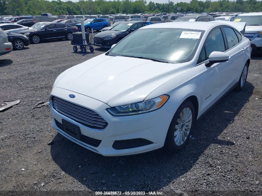 2016 FORD FUSION S HYBRID - 3FA6P0UU8GR402674