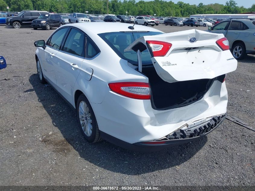 2016 FORD FUSION S HYBRID - 3FA6P0UU8GR402674