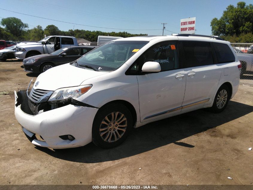 2014 TOYOTA SIENNA XLE/XLE AAS/LTD - 5TDYK3DC8ES449062