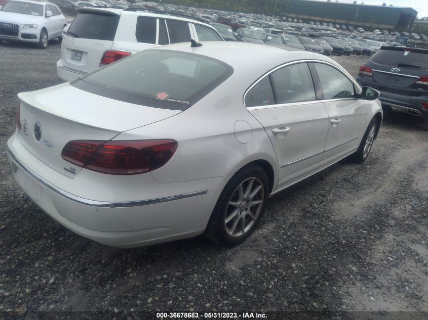 2013 VOLKSWAGEN CC VR6 EXECUTIVE 4MOTION - WVWGU7AN4DE524413