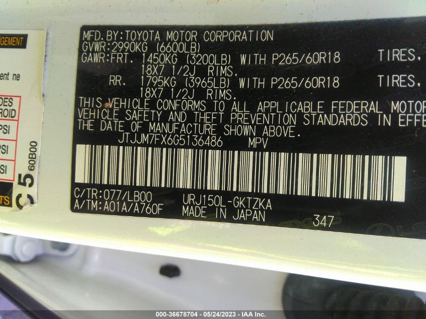 2016 LEXUS GX 460 LUXURY JTJJM7FX6G5136486