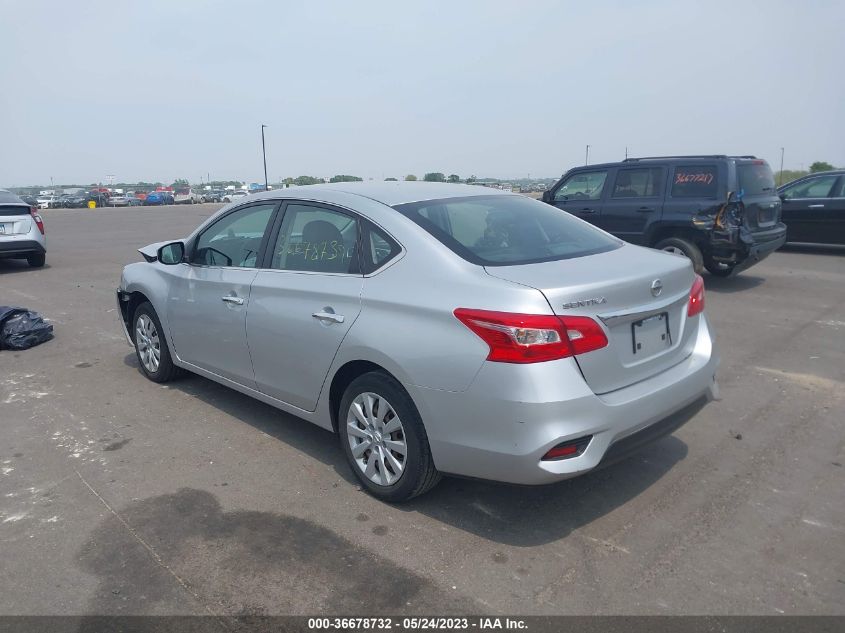 2016 NISSAN SENTRA SR/SL/S/SV/FE+ S - 3N1AB7AP7GY237171