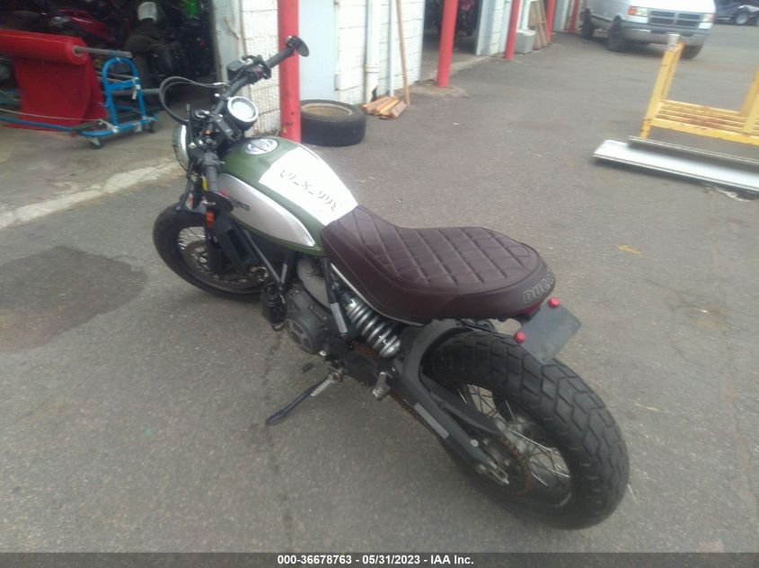 2016 DUCATI SCRAMBLER 800 ML015ANM3GT004558