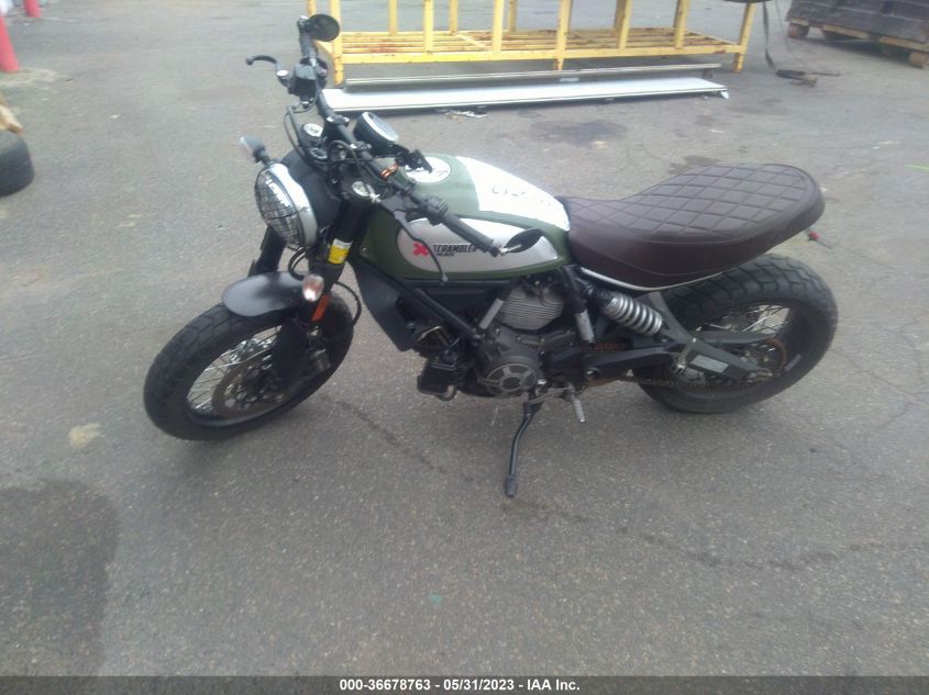 2016 DUCATI SCRAMBLER 800 ML015ANM3GT004558
