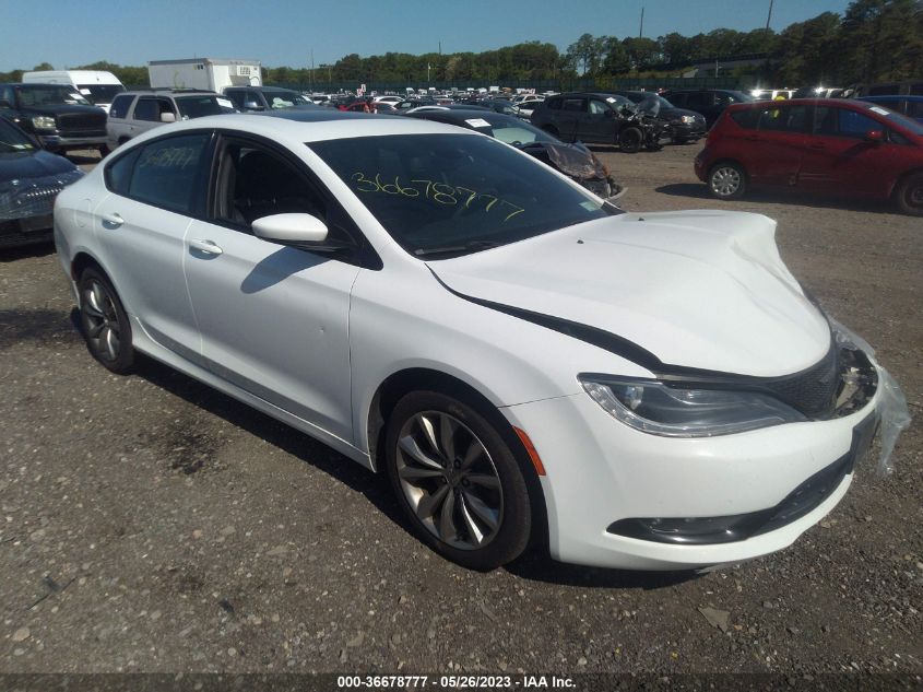 2015 CHRYSLER 200 S - 1C3CCCDG4FN615454