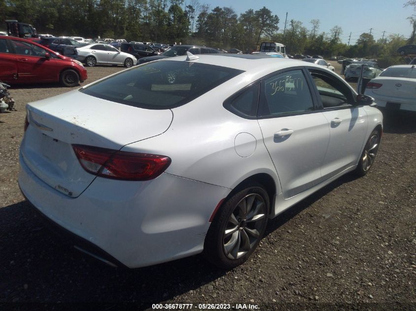 2015 CHRYSLER 200 S - 1C3CCCDG4FN615454