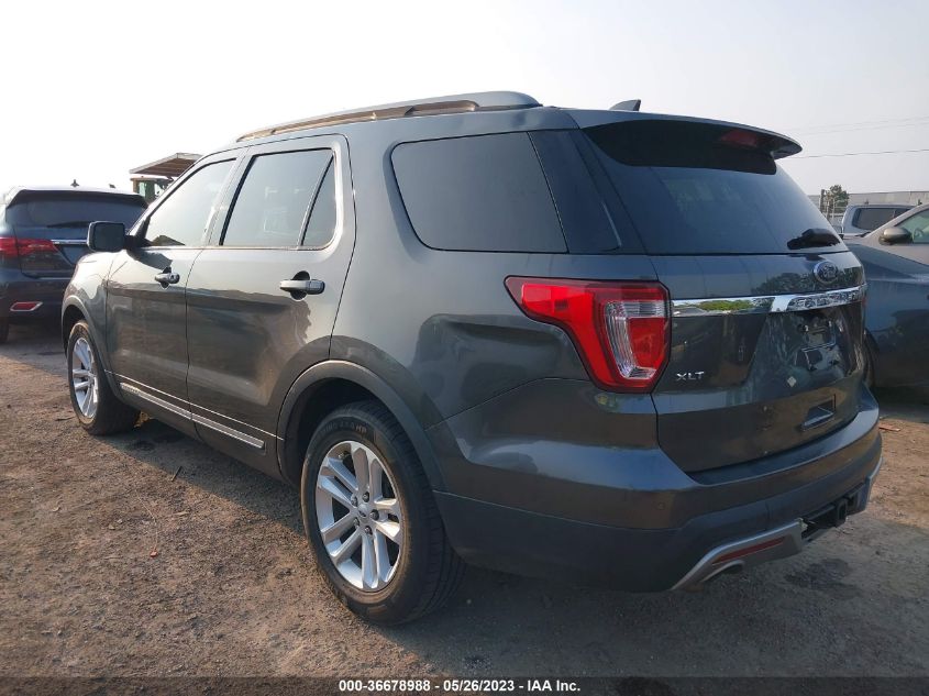 2017 FORD EXPLORER XLT - 1FM5K7DH7HGC36670