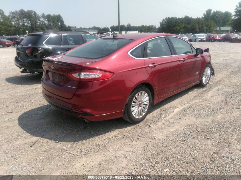 2013 FORD FUSION ENERGI TITANIUM - 3FA6P0SU9DR282365