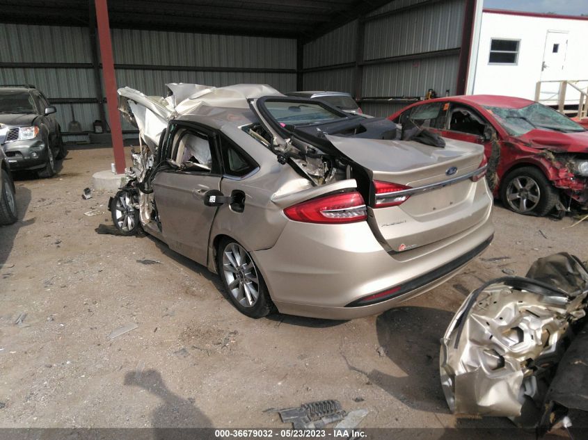 2017 FORD FUSION SE - 3FA6P0H71HR206985