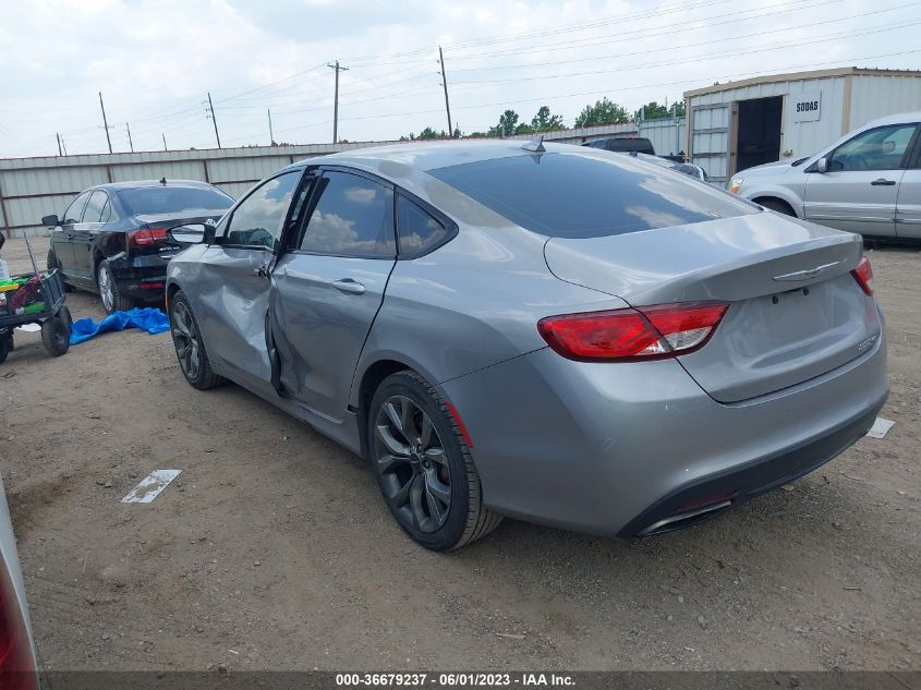 2015 CHRYSLER 200 S - 1C3CCCBB7FN558500