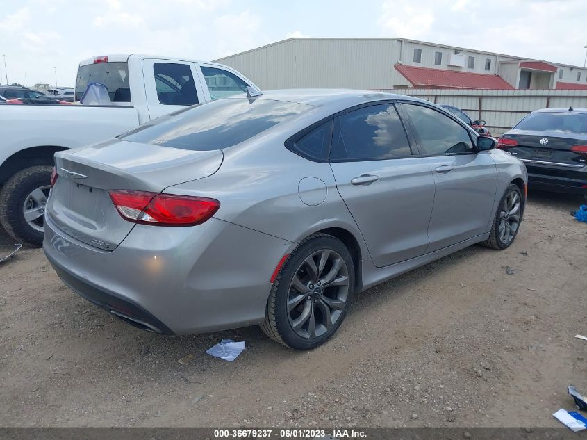 2015 CHRYSLER 200 S - 1C3CCCBB7FN558500