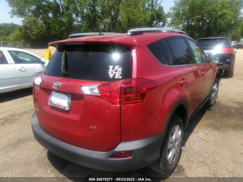 2013 TOYOTA RAV4 LE - 2T3ZFREV0DW026484
