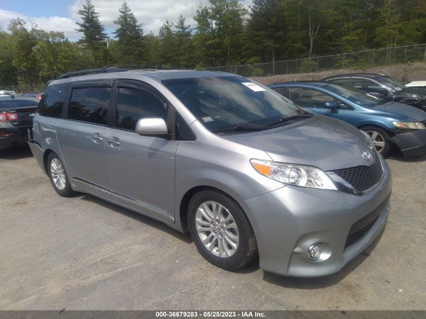 2016 TOYOTA SIENNA XLE/XLE AAS/LTD - 5TDYK3DC1GS755376