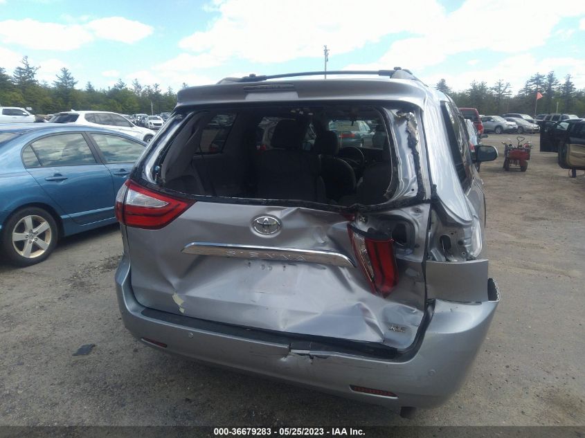 2016 TOYOTA SIENNA XLE/XLE AAS/LTD - 5TDYK3DC1GS755376