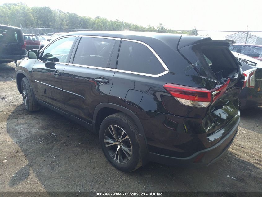 2019 TOYOTA HIGHLANDER LE - 5TDBZRFH7KS721013