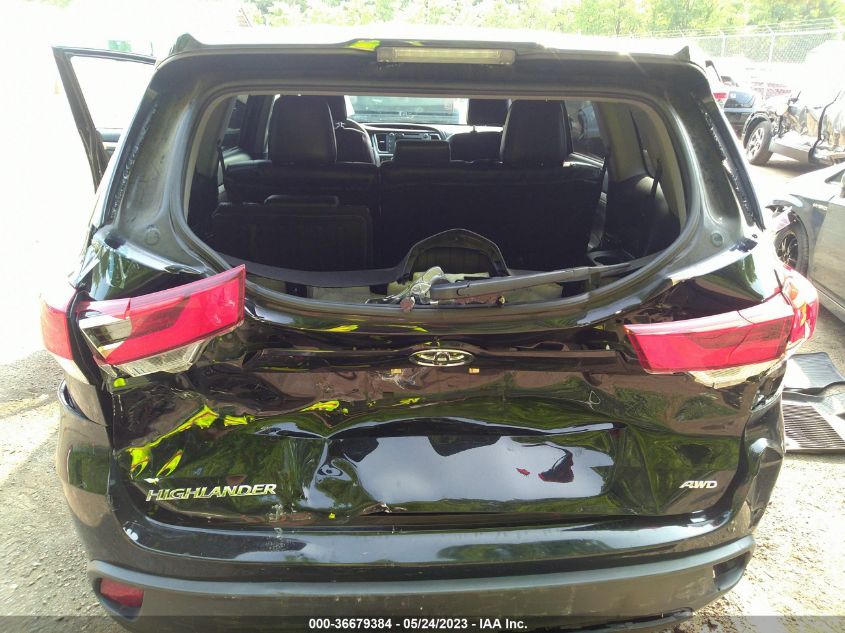 2019 TOYOTA HIGHLANDER LE - 5TDBZRFH7KS721013