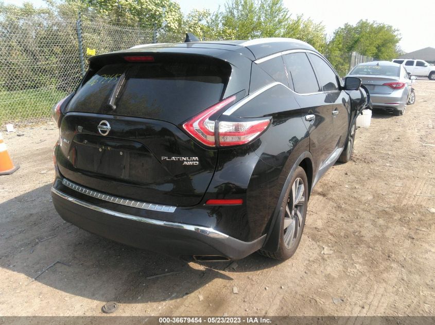 2018 NISSAN MURANO PLATINUM - 5N1AZ2MH0JN116482