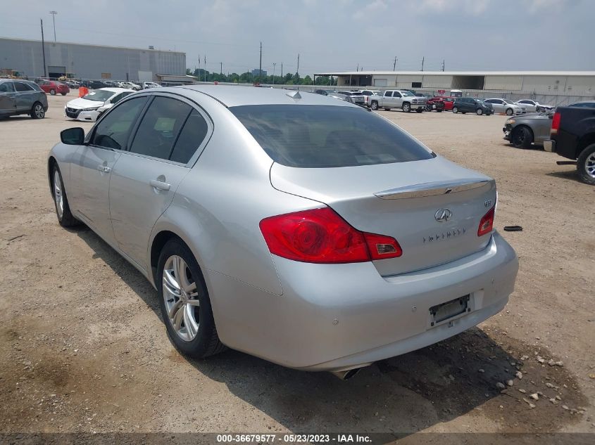 2013 INFINITI G37 SEDAN JOURNEY - JN1CV6AP3DM725784
