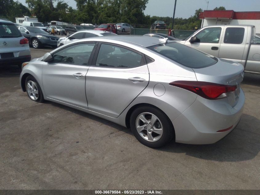 2015 HYUNDAI ELANTRA SE - 5NPDH4AE0FH651751