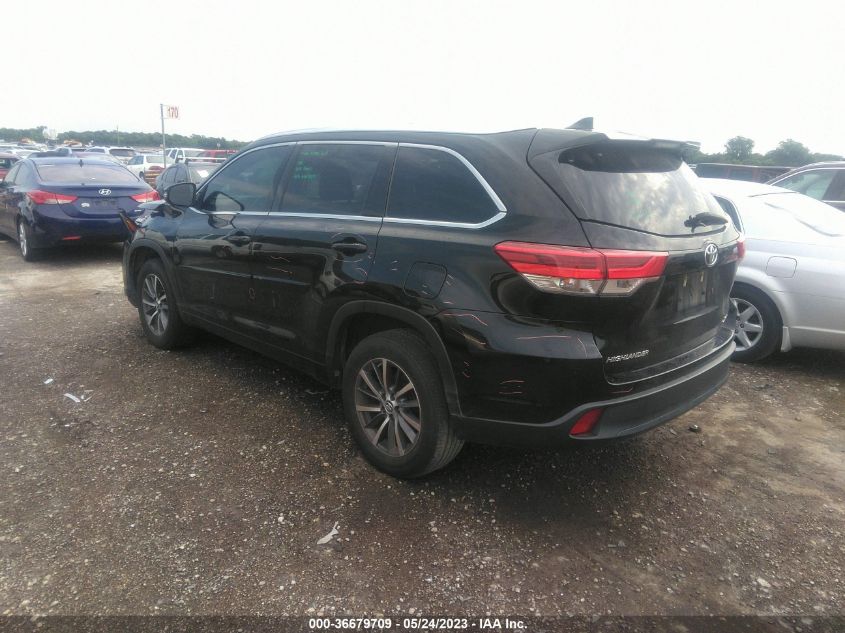 2017 TOYOTA HIGHLANDER XLE/SE - 5TDKZRFH8HS524778