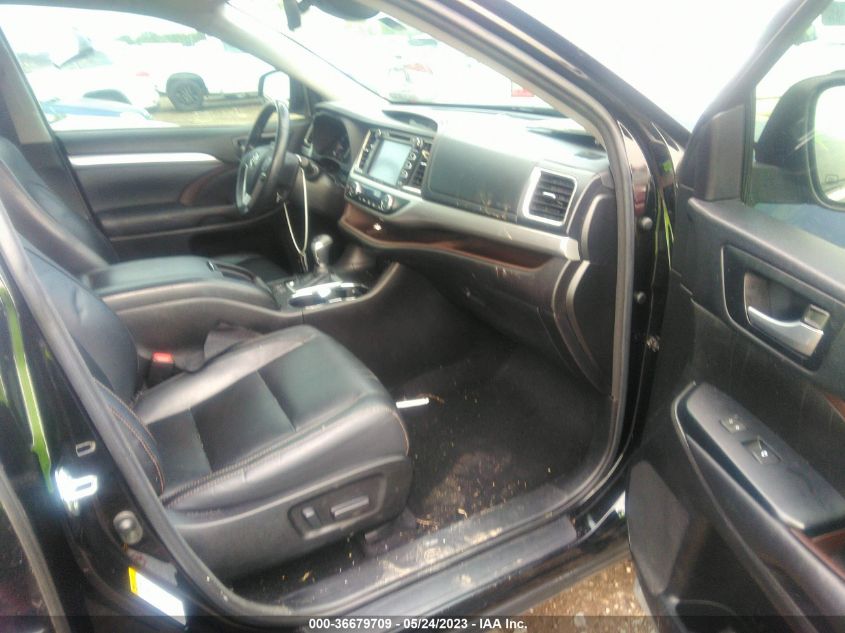 2017 TOYOTA HIGHLANDER XLE/SE - 5TDKZRFH8HS524778