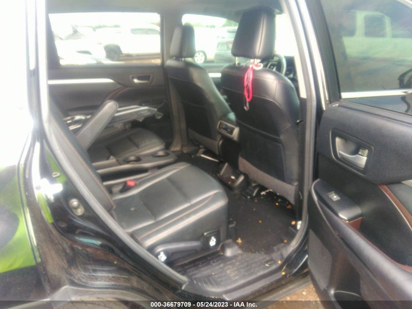 2017 TOYOTA HIGHLANDER XLE/SE - 5TDKZRFH8HS524778