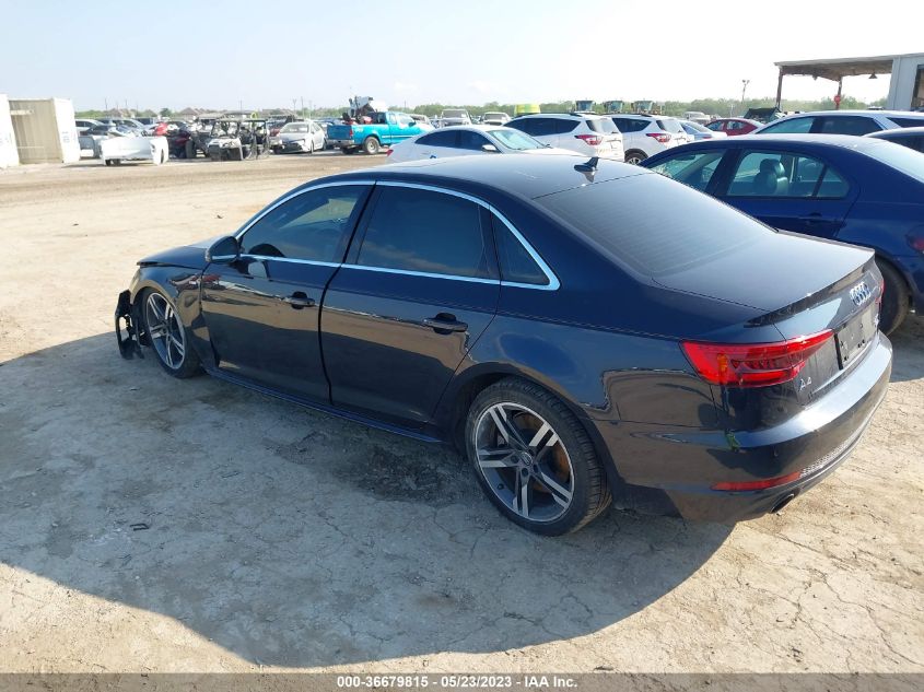 2017 AUDI A4 PREMIUM PLUS - WAUENAF44HN015667