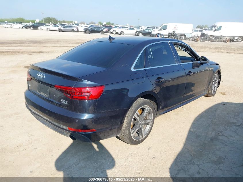 2017 AUDI A4 PREMIUM PLUS - WAUENAF44HN015667