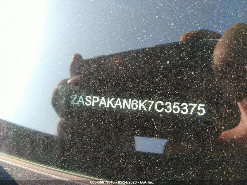 VIN ZASPAKAN6K7C35375 2019 ALFA ROMEO STELVIO SPORT