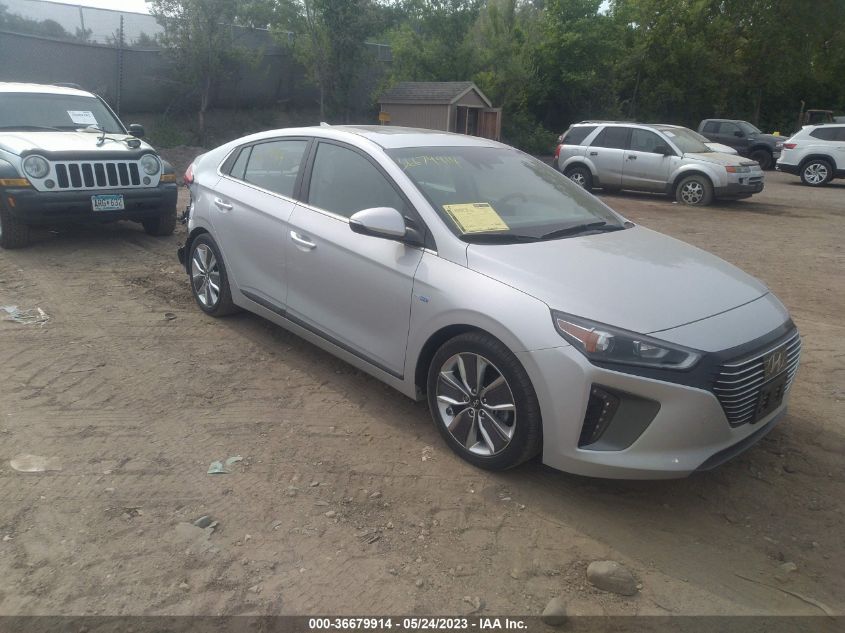 2018 HYUNDAI IONIQ HYBRID LIMITED - KMHC05LC7JU072481