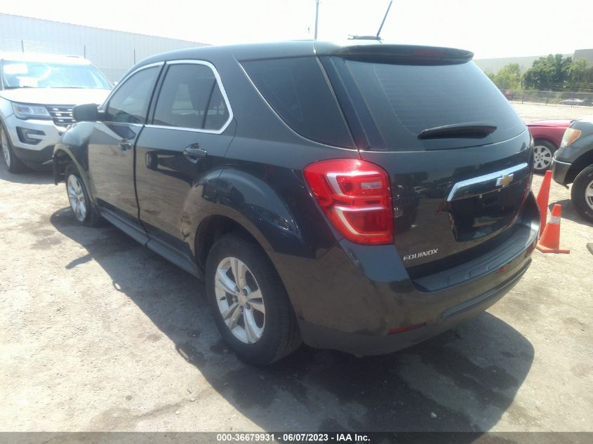 2017 CHEVROLET EQUINOX LS - 2GNALBEK9H1538222