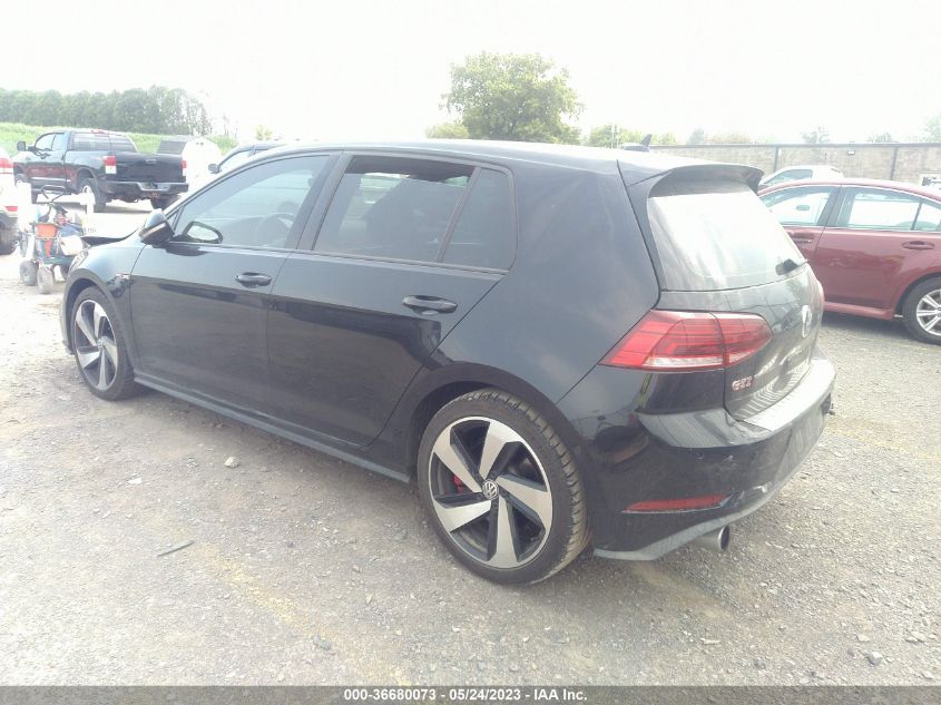 2019 VOLKSWAGEN GOLF GTI S/SE/AUTOBAHN - 3VW6T7AU1KM036918