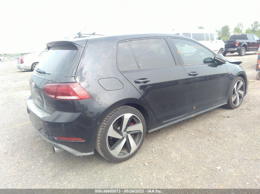 2019 VOLKSWAGEN GOLF GTI S/SE/AUTOBAHN - 3VW6T7AU1KM036918