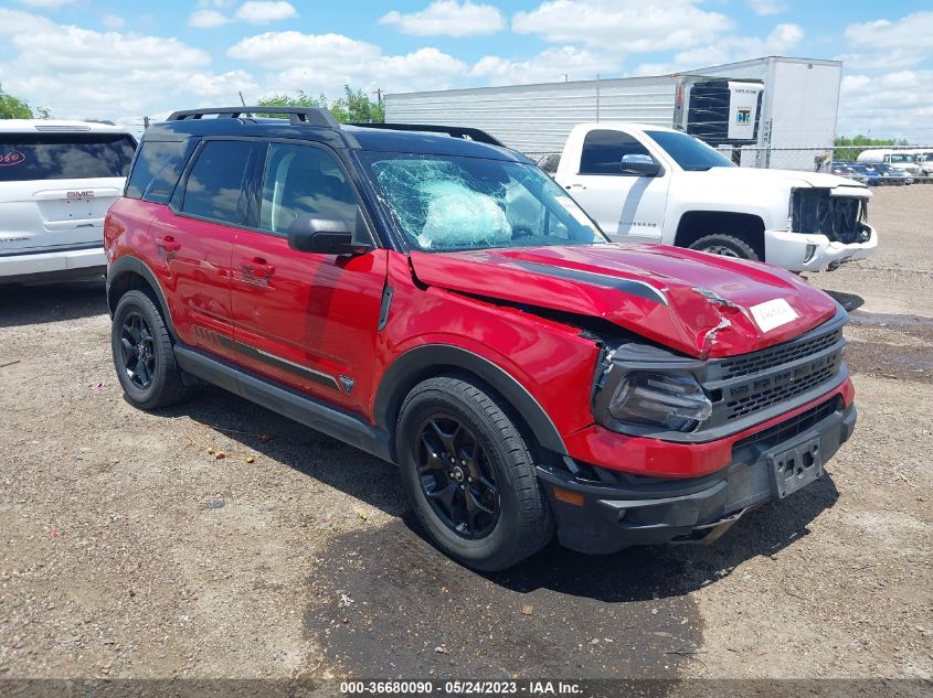 3FMCR9F95MRA50262 FORD BRONCO SPORT FIRST EDITION 2021