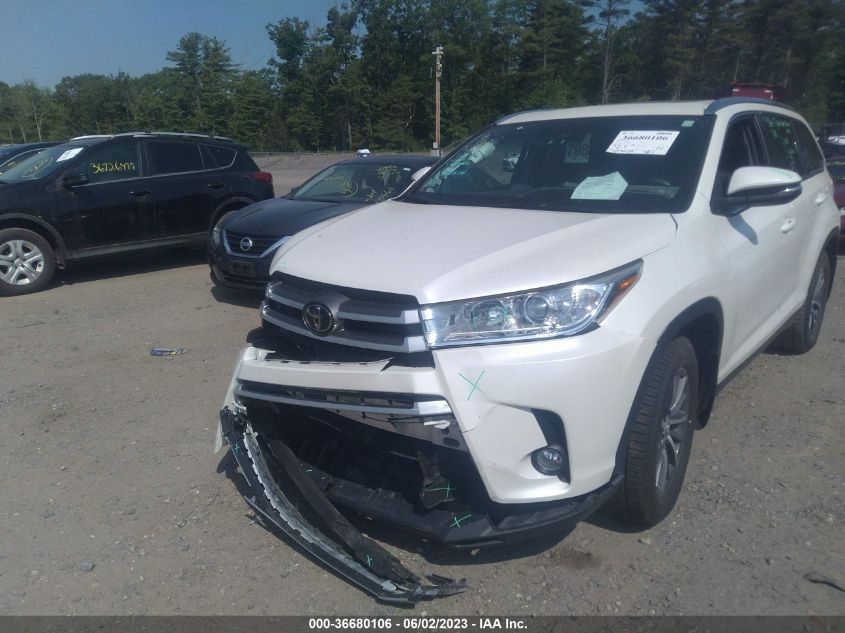 2019 TOYOTA HIGHLANDER SE/XLE - 5TDJZRFH8KS578018