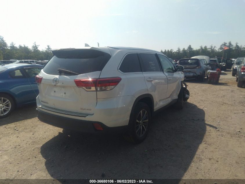 2019 TOYOTA HIGHLANDER SE/XLE - 5TDJZRFH8KS578018