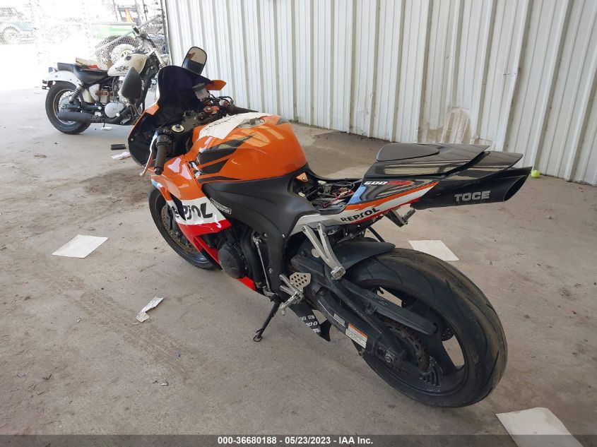 2008 HONDA CBR600 RR JH2PC40038M105561