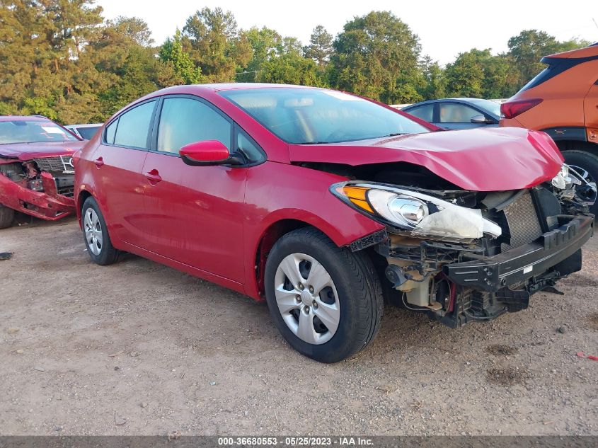 2016 KIA FORTE LX - KNAFK4A64G5607589