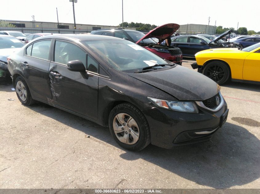 2013 HONDA CIVIC SDN LX - 2HGFB2F51DH504191