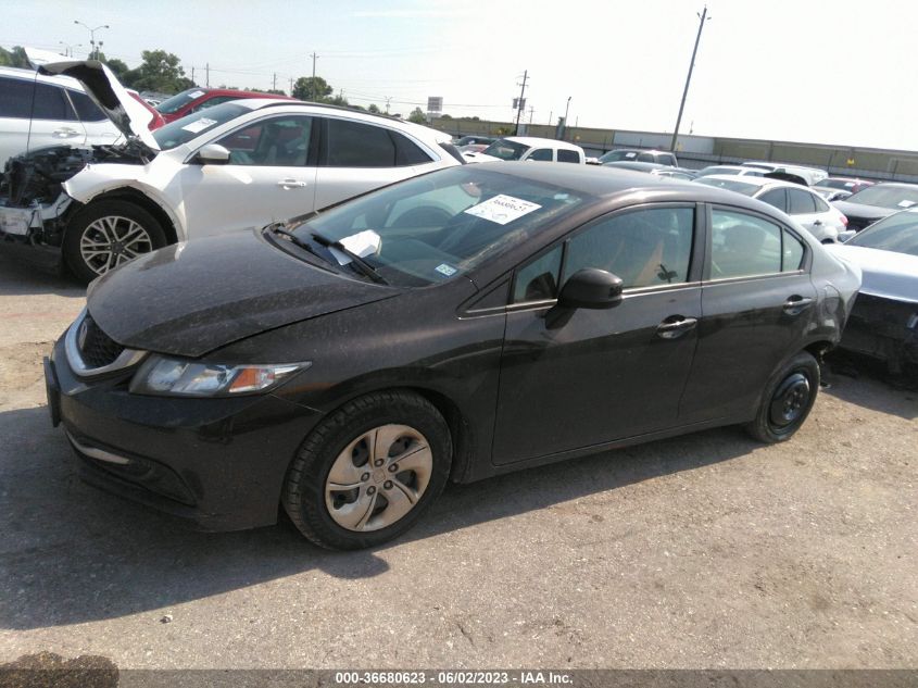 2013 HONDA CIVIC SDN LX - 2HGFB2F51DH504191