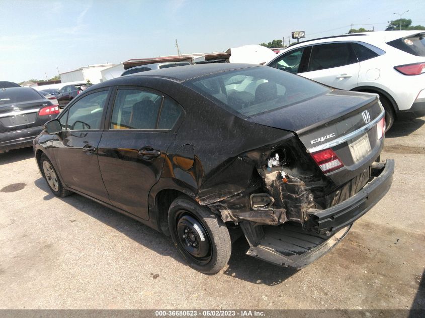 2013 HONDA CIVIC SDN LX - 2HGFB2F51DH504191