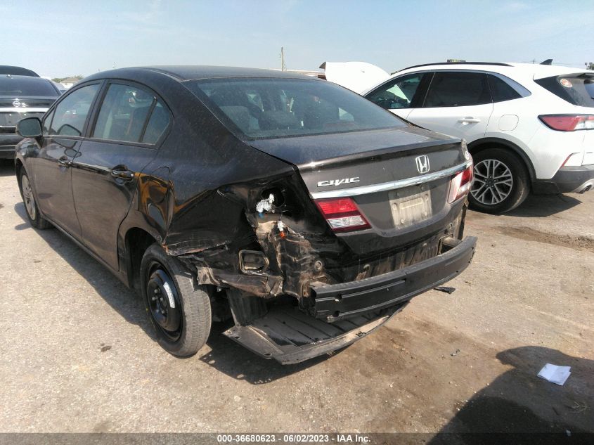 2013 HONDA CIVIC SDN LX - 2HGFB2F51DH504191