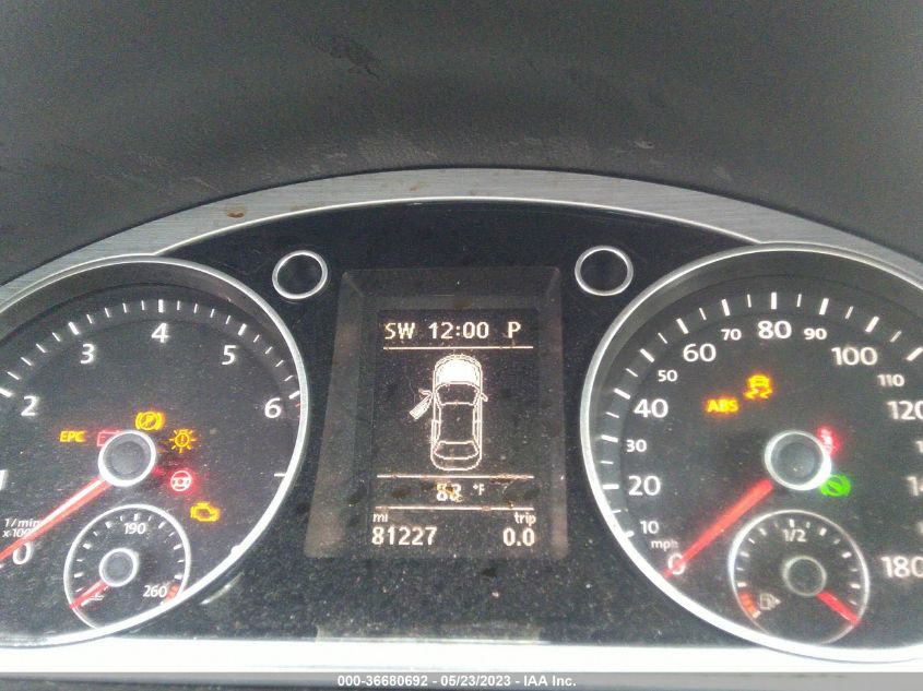 2013 VOLKSWAGEN CC SPORT - WVWBN7ANXDE558007