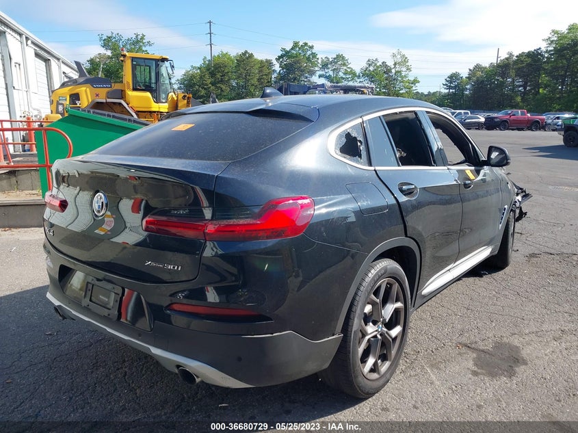 VIN 5UX2V1C03M9E41930 2021 BMW X4 XDRIVE30I